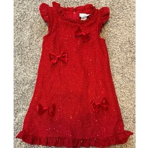 Rare Editions Little Girls Sequin Tweed Dress. Worn once for photos. Size 5.